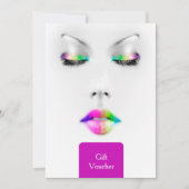 Makeup Artist Gift Voucher (Vorderseite)