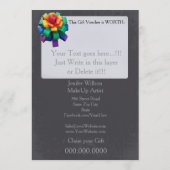 Makeup Artist Gift Voucher (Rückseite)