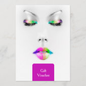Makeup Artist Gift Voucher (Vorderseite)