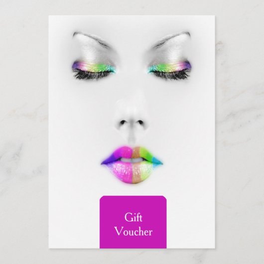 Makeup Artist Gift Voucher (Vorderseite)