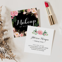 Makeup Artist Girly Romantic Floral Wrapping