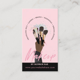 Makeup Artist Glam MUA Beauty Salon Beautician Bus Visitenkarte