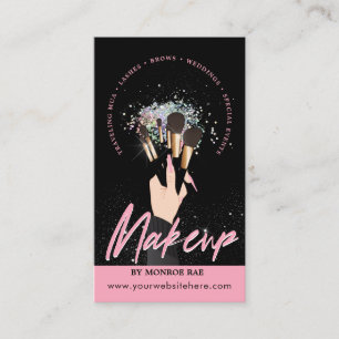 Makeup Artist Glam MUA Beauty Salon Beautician Visitenkarte