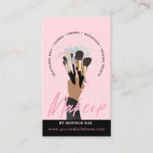 Makeup Artist Glam MUA Beauty Salon Beautician Visitenkarte (Vorderseite)