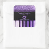 Makeup Artist Glam Violet Eyeshadow Sticker (Tasche)