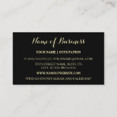 Makeup Artist Glamour Black Red Sparkle Bokeh Visitenkarte (Rückseite)