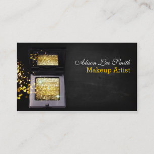 Makeup Artist/Gold Magic Shimmer Brick Visitenkarte