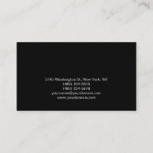 Makeup Artist Gray Wall Brick Business Card Visitenkarte (Rückseite)