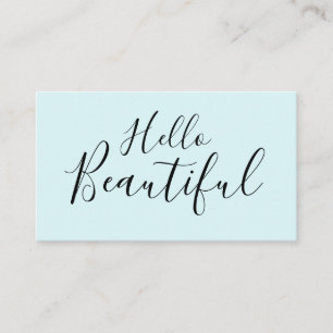 Makeup artist / haarstylistische trendige Visitenk Visitenkarte