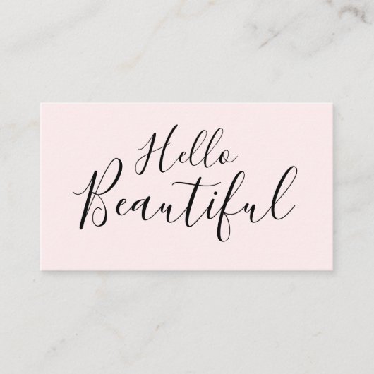 Makeup artist / haarstylistische trendige Visitenk Visitenkarte (Vorderseite)