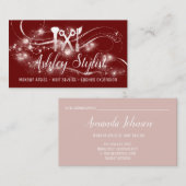 Makeup Artist Hair Eyelash Scheren Pinselschere Bu Visitenkarte (Vorne/Hinten)