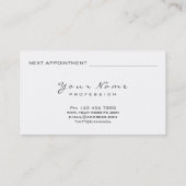 Makeup Artist Hair Lashes Pink Schwarz-weiße Augen Terminkarte (Rückseite)