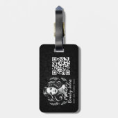 Makeup Artist Hair Stylist Beauty Salon Lash Brows Gepäckanhänger (Rückseite vertikal)