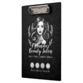 Makeup Artist Hair Stylist Beauty Salon Lash Brows Klemmbrett (Links)