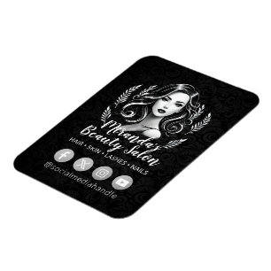 Makeup Artist Hair Stylist Beauty Salon Lash Brows Magnet