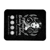 Makeup Artist Hair Stylist Beauty Salon Lash Brows Magnet (Horizontal)