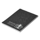 Makeup Artist Hair Stylist Beauty Salon Lash Brows Notizblock (Rotiert)