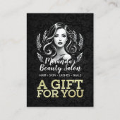 Makeup Artist Hair Stylist Beauty Salon Lash Brows Rabattkarte (Vorderseite)