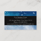 Makeup Artist Hair Stylist Funky Green Glitzer Visitenkarte (Rückseite)