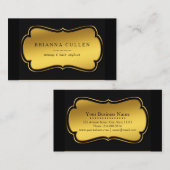 Makeup Artist Hair Stylist Funky Silver Glitzer Visitenkarte (Vorne/Hinten)