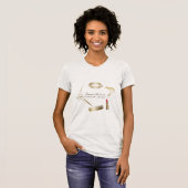 Makeup Artist Hair Stylist Moderner Schönheitssalo T-Shirt (Vorne ganz)