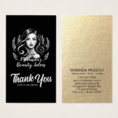 Makeup Artist Hair Stylist Modernes Paket Beilage (Vorne & Hinten)