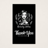 Makeup Artist Hair Stylist Modernes Paket Beilage (Vorderseite)