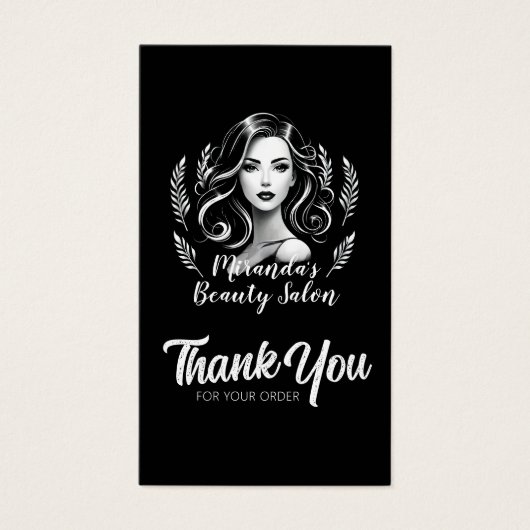 Makeup Artist Hair Stylist Modernes Paket Beilage (Vorderseite)