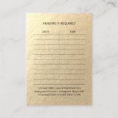 Makeup Artist Hair Stylist Modernes Schwarz-weißes Terminkarte (Rückseite)