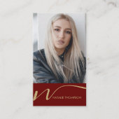 Makeup Artist Hairstylist Nail Tech Beauty Salon Visitenkarte (Vorderseite)