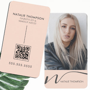 Makeup Artist Hairstylist Nail Tech Beauty Salon Visitenkarte