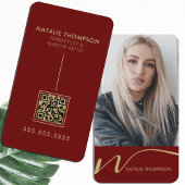 Makeup Artist Hairstylist Nail Tech Beauty Salon Visitenkarte