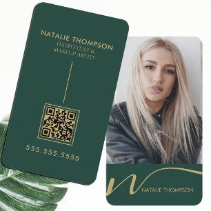 Makeup Artist Hairstylist Nail Tech Beauty Salon Visitenkarte