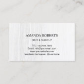 Makeup Artist Harry Stylist Salon Rose Treuekarte (Rückseite)