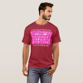 Makeup Artist I Like Long Romantic Walks Down T-Shirt (Vorne ganz)
