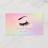 Makeup Artist, Imitate Lashes Visitenkarte (Vorderseite)