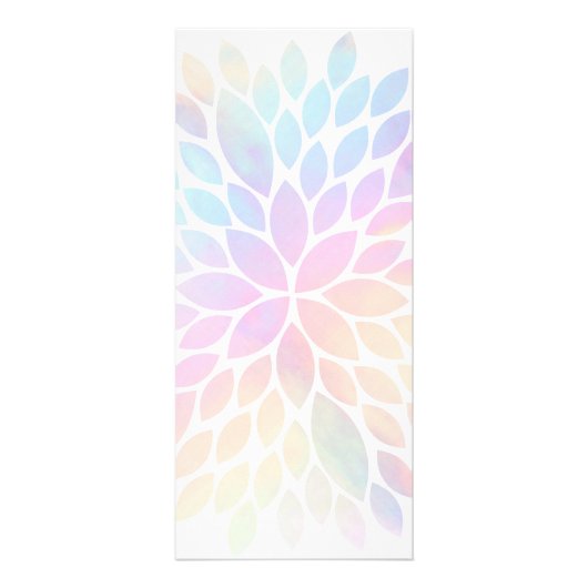 Makeup artist Imitats holografische Dahlia Werbekarte (Hinten)