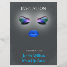 Makeup Artist Invitation Einladung