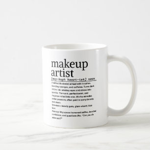 Makeup artist kaffeetasse