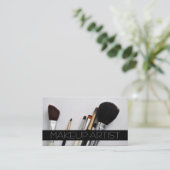 Makeup Artist, Kosmetologe, Beauty, Salon Visitenkarte (Stehend Vorderseite)