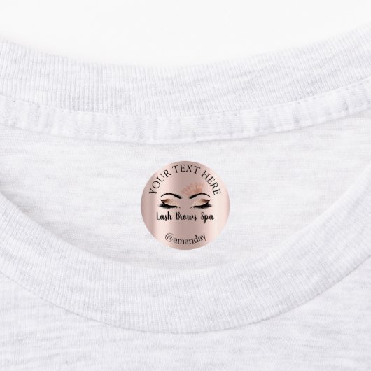 Makeup Artist Lash Brows Princess Eyes Etiketten (Befestigt)