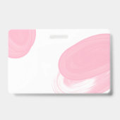 Makeup Artist Lash Extensions Lashes Pink Ausweis (Rückseite)