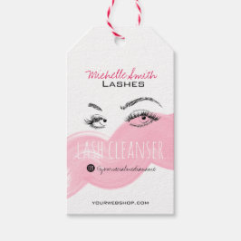 Makeup Artist Lashes Brow Black Pink Lash Cleanser Geschenkanhänger