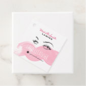 Makeup Artist Lashes Brow Pink Lash Cleanser Preis Geschenkanhänger (Beispiel)