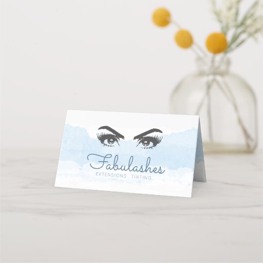 Makeup Artist Lashes Brows Loyalty Card Treuekarte (Vorderseite)