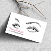Makeup Artist Lashes Brows Schwarz-weiß Qr Code Visitenkarte