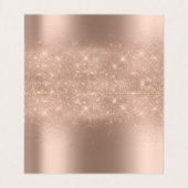 Makeup Artist Lashes Extension Tropfen Rose Blush Visitenkarten (Innenseite Aufgefaltet)