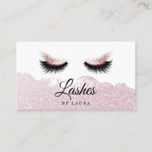 Makeup Artist Lashes Schönheitssalon Augen Kosmeti Visitenkarte