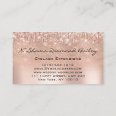 Makeup Artist Lashes Tropfen OPEN EYE geschlossen Visitenkarte (Rückseite)