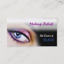 Makeup Artist Lila Eye Business Card